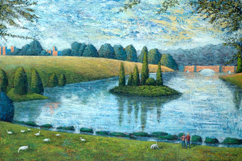 Adrian Sykes 'A Blenheim Morning' 45x68cm Limited Edition Print