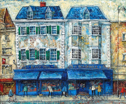 Adrian Sykes 'Blackwell's Bookshop, Oxford' 50x60cm Signed Limited Edition Print of 250