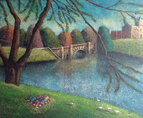 Adrian Sykes 'Tea at Blenheim' 50x60cm Limited Edition of 250
