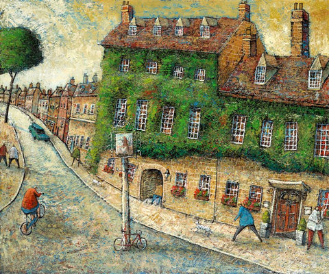 Adrian Sykes'The Bear Hotel, Woodstock' 50x60cm Signed Limited Edition Print of 250