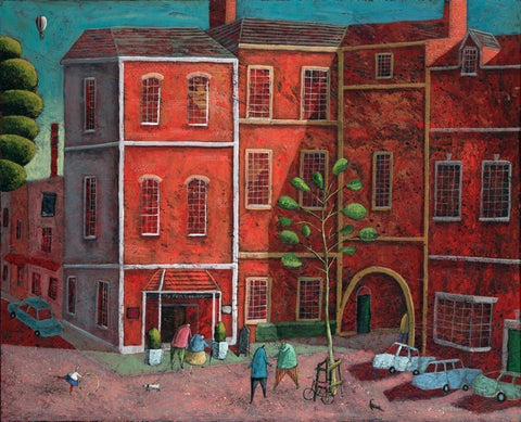 Adrian Sykes 'The Feathers Woodstock' 50x60cm Signed Limited Edition of 250