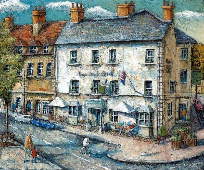 Adrian Sykes 'The Kings Arms Hotel, Woodstock' 50x60cm Limited Edition Print