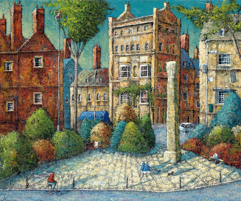 Adrian Sykes 'The Square, Woodstock' 50x60cm Signed Limited Edition Print of 250