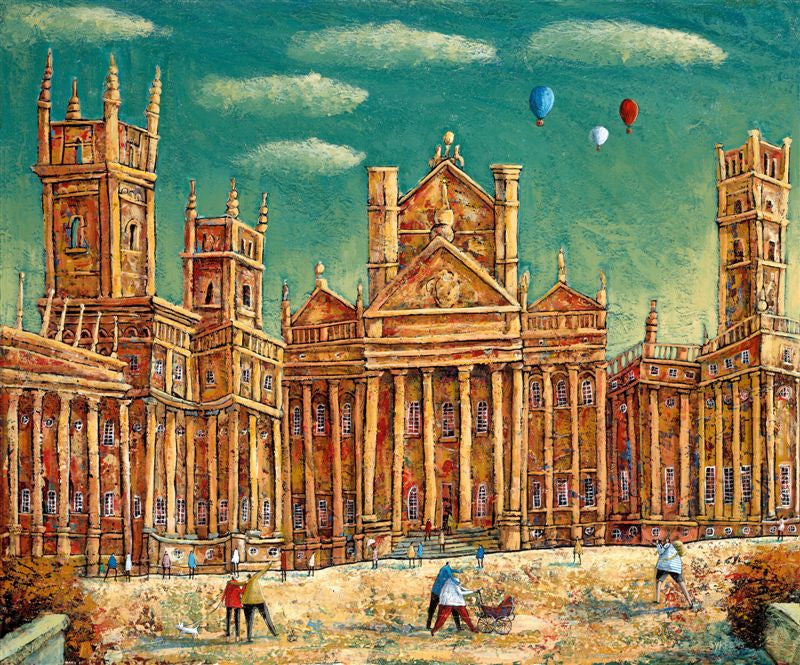Adrian Sykes 'Visiting Blenheim' 50x60cm Limited Edition Print of 250