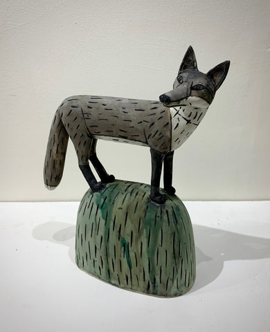 Anna Noel 'Fox' ceramic 29x24cm