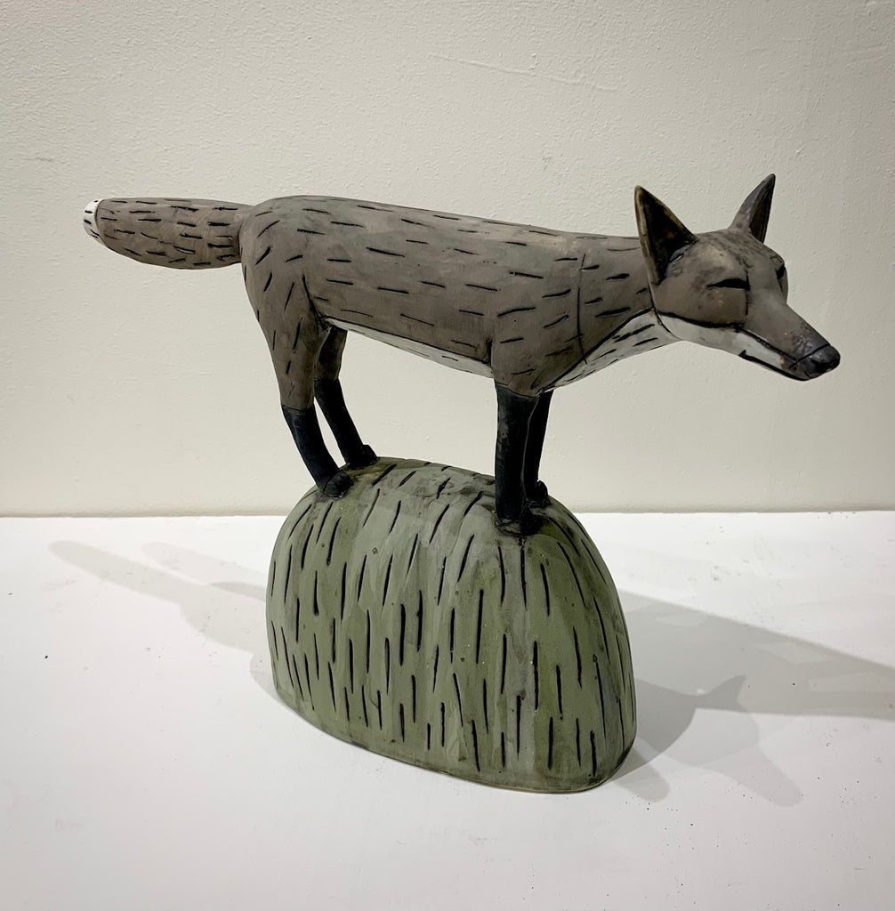 Anna Noel 'Fox' ceramic 22x32cm