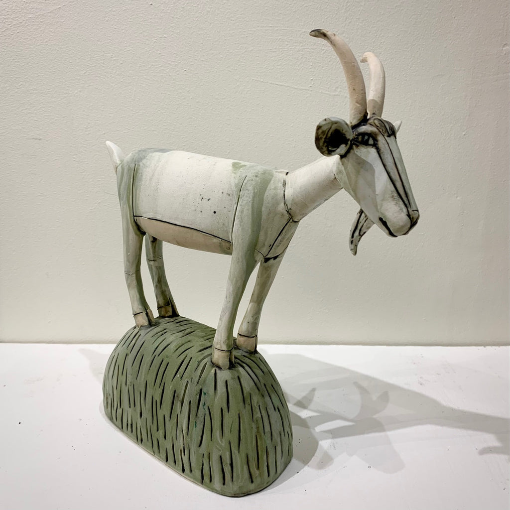 Anna Noel 'Goat' ceramic 29x24cm