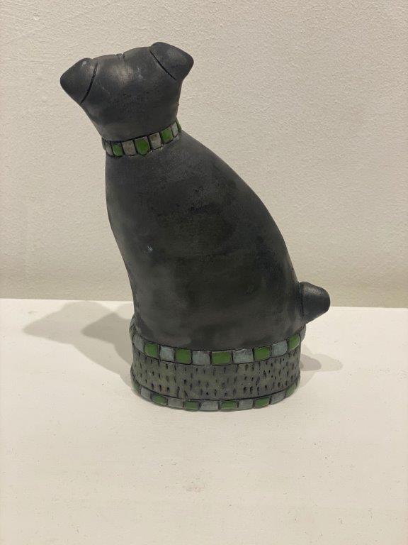 Anna Noel Pug ceramic at Iona House Gallery