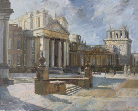 Anthony Morris RP NEAC 'Blenheim Palace' oil 61x76cm
