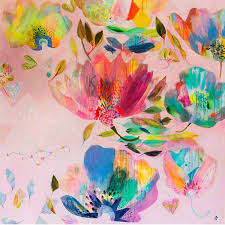 Becky Blair 'Halcyon Garden' unframed Ltd ed giclee print 43x43cms