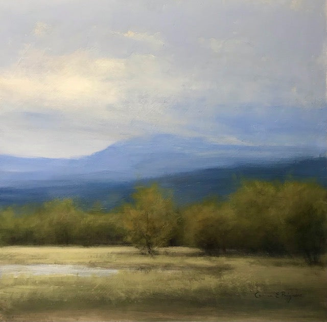 Original painting by Carina Ekdale Prigmore depicting a Scottish landscape in the autumn