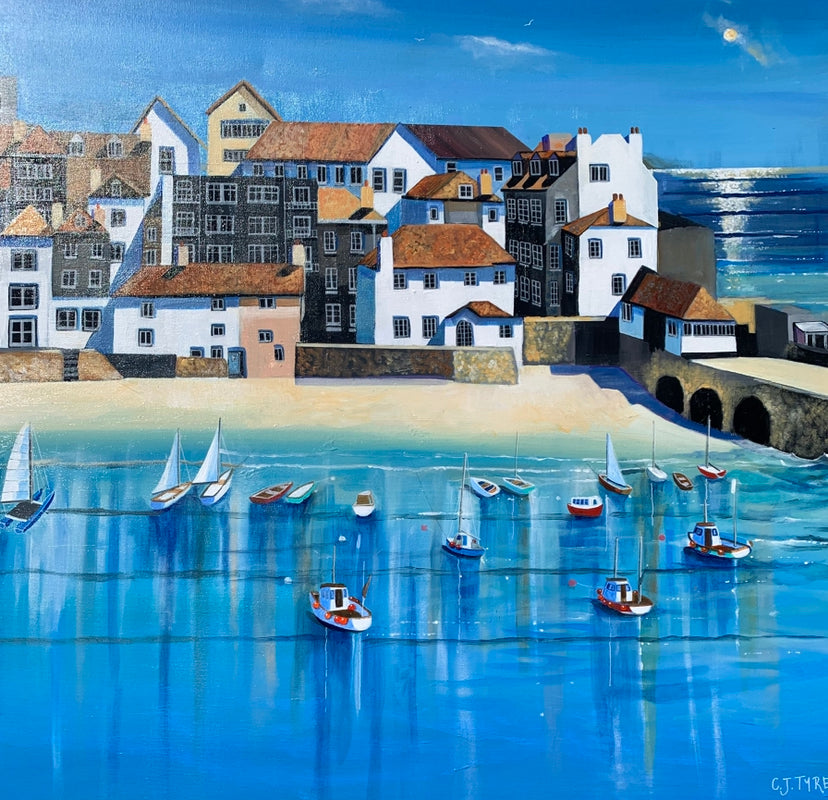 Study of St Ives by Carolyn Tyrer at Iona House Gallery