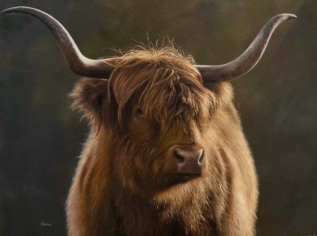 Charlotte Gridley 'Brockadale' oil on board 30x40cm