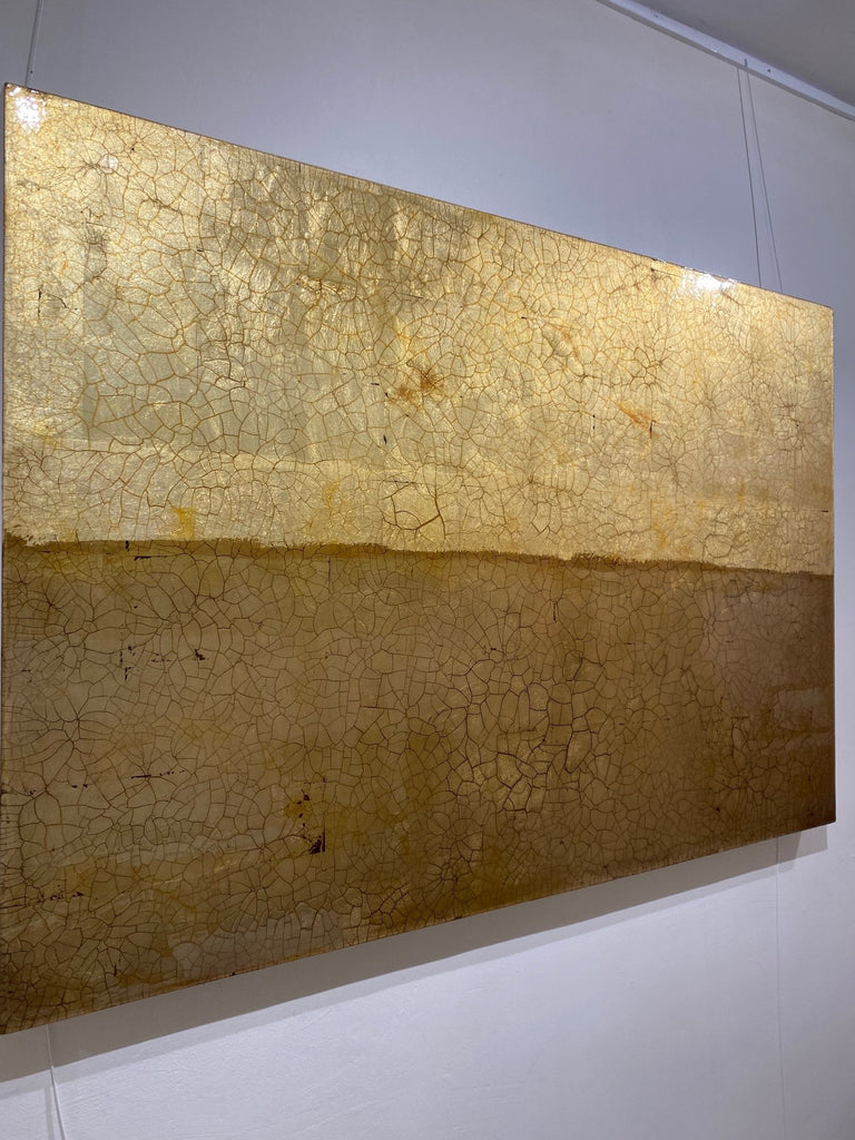 Claire Burke 'Silver leaf on bespoke panell' 112x75cm