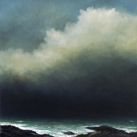 Mark Poprawski 'Clearing' 100x100cm oil on canvas
