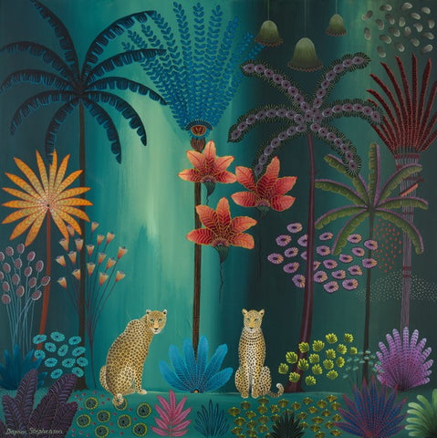 Daphne Stephenson 'Twilight Jungle Paradise' unframed limited edition of 50 print