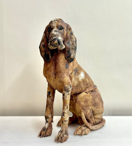 Elaine Peto ‘Bracco Hound’ ceramic H42cm