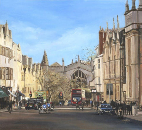 Elaine Marston 'A View to Magdalen' 40x48cm oil on canvas