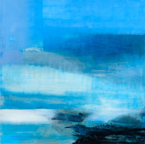 Helen Glassford 'Sing' Oil on Board 120x120cm