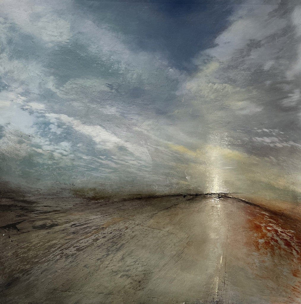 Original oil on board painting by Julie Ellis.
