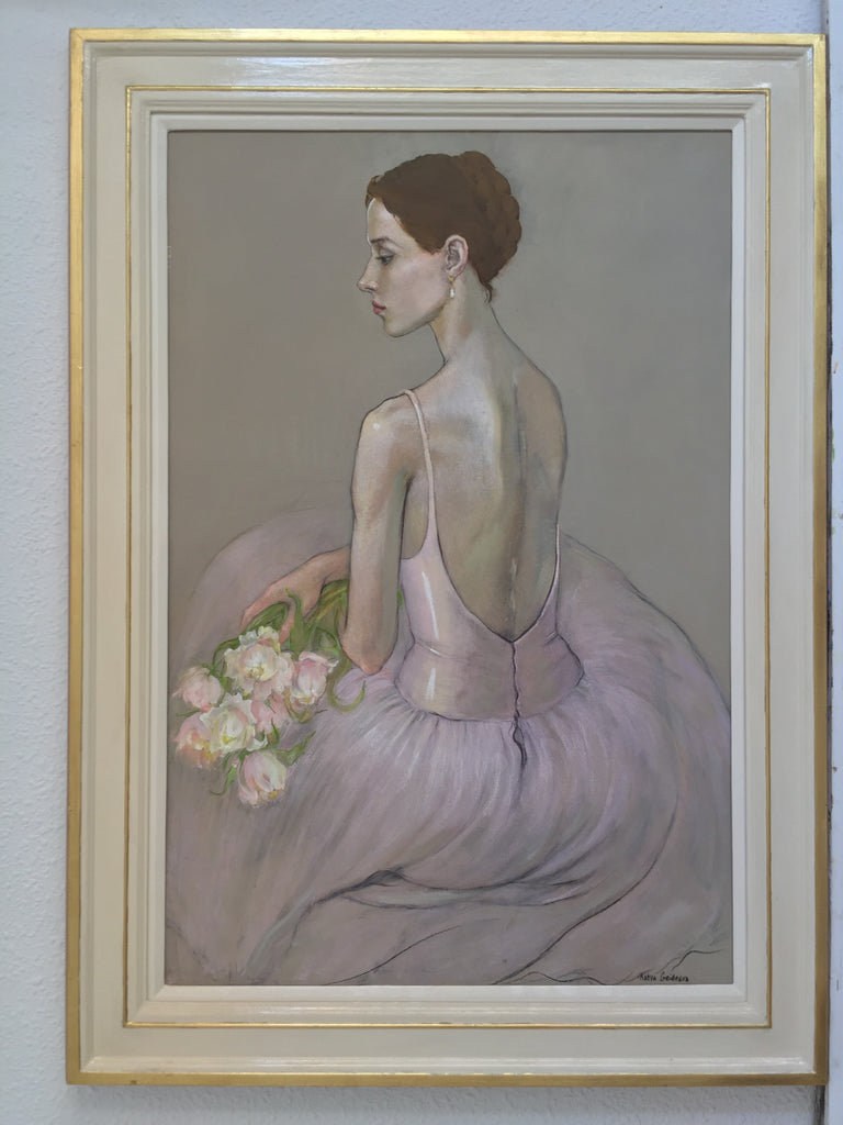 Dancer in pink by Katya Gridneva at Iona House Gallery