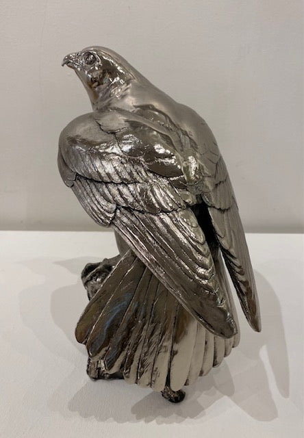 Keith Sherwin 'Falcon' H24cm D17cm W22cm nickel resin