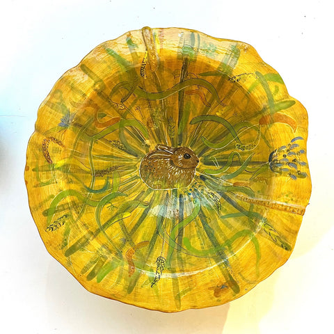 Landa Zajicek ‘Wheatfield’ ceramic 18x41cm
