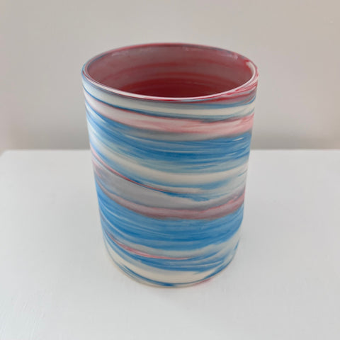 Lindy Barletta 'Liquorice Vase' ceramic 15x11cm