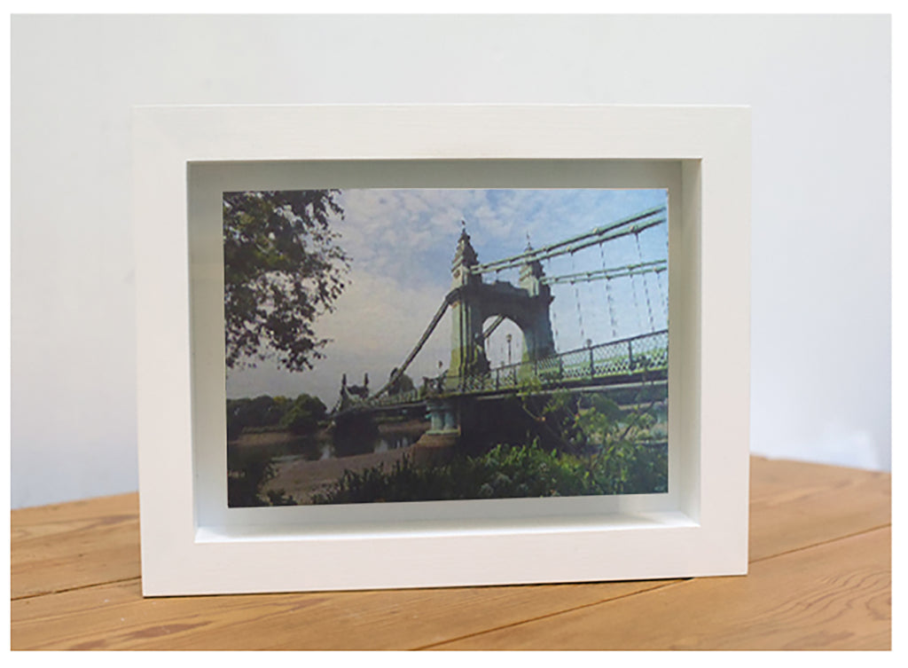 Hammersmith Bridge green by Michael Wallner at Iona House Gallery