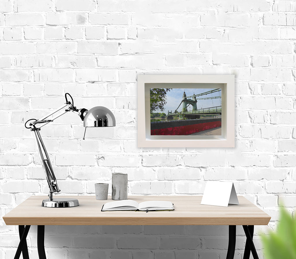 Hammersmith Bridge photograph by Michael Wallner at Iona House Gallery 
