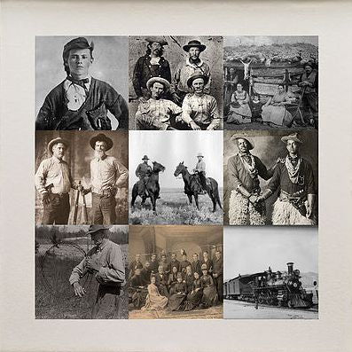 Matthew Andrews 'Cowboys II' Limited edition print 12 of 50 57x57cms