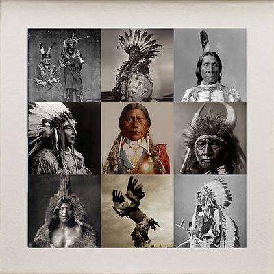 Matthew Andrews limited edition print of Native Americans
