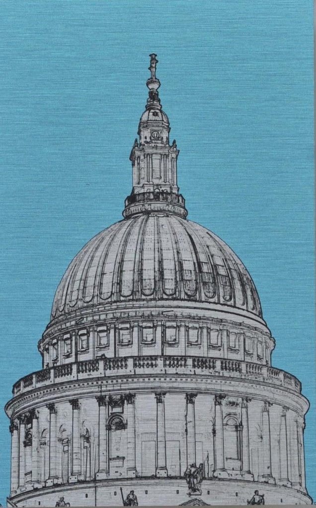 Michael Wallner 'St Paul's' brushed aluminium print Ltd edition of 30  15x24x5cms