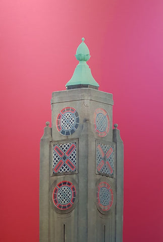 Michael Wallner 'The Oxo Tower' limited edition of 25 brushed aluminum print 62x91cm