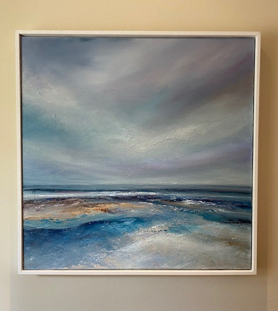 Semi-abstract seascape by Michael Claxton at Iona House Gallery