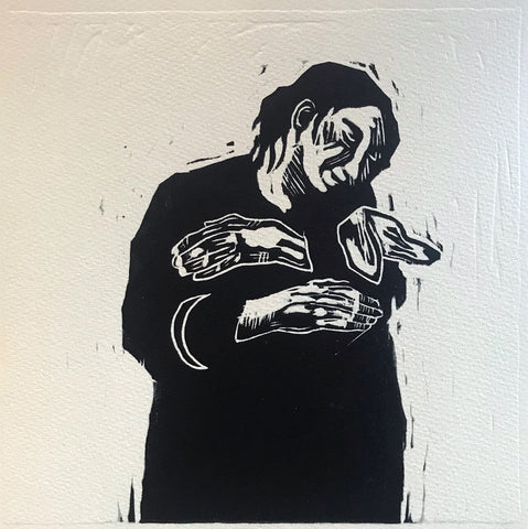 Mychael Barratt 'Käthe Kollwitz's Dog' limited edition print 22x22cm (unframed)