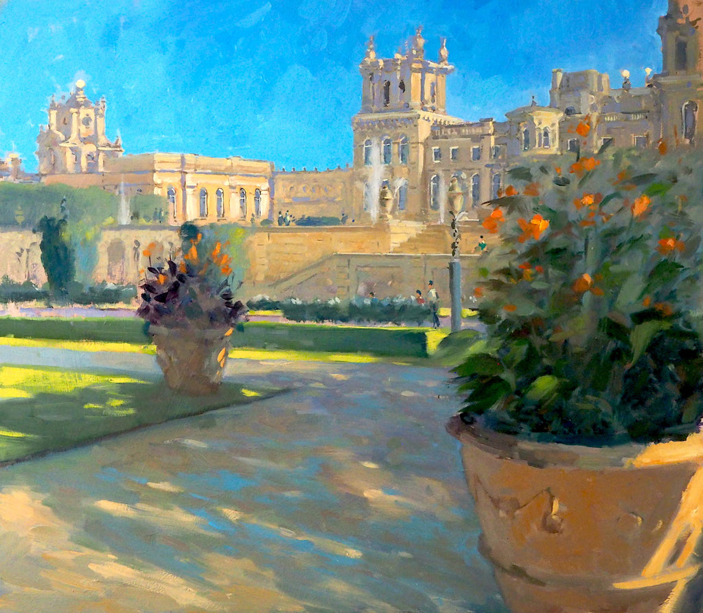 Nigel Fletcher 'Palace Gardens' oil on canvas 36x46cm
