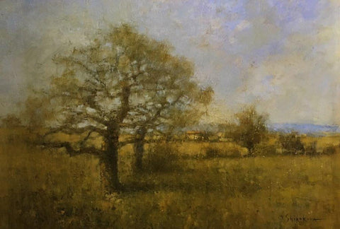 Olga Shirokova 'Autumn Time' oil on panel  50x70cm