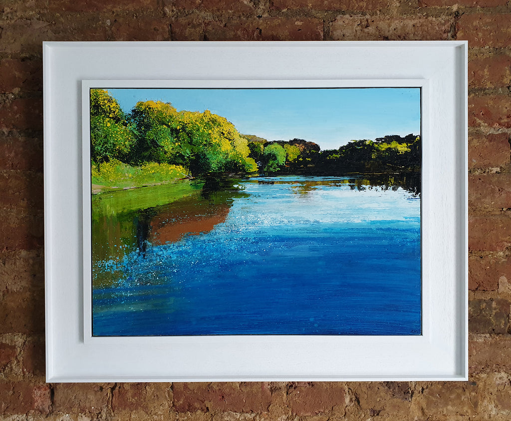 Rob Murray 'A Bright Day' mixed media 45x60cm