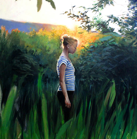 Susana Ragel 'Esperanza' oil on canvas 100x100cm