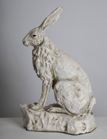 Tanya Brett 'Hare II' ceramic 59x35x16cms