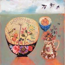 Vanessa Cooper 'Goddess of the Harvest' unframed Ltd ed print 30x30cms