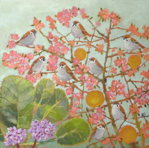 Vanessa Cooper 'Left Over Quinces' unframed Ltd ed print 35x35cms