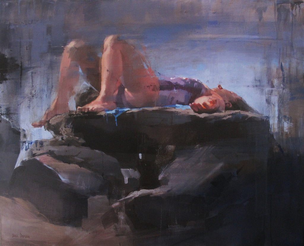 Yara Damian 'Relax II' oil on linen 81x100cm