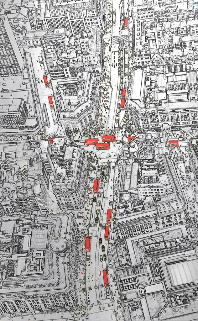 Michael Wallner Oxford Circus at Iona House Gallery